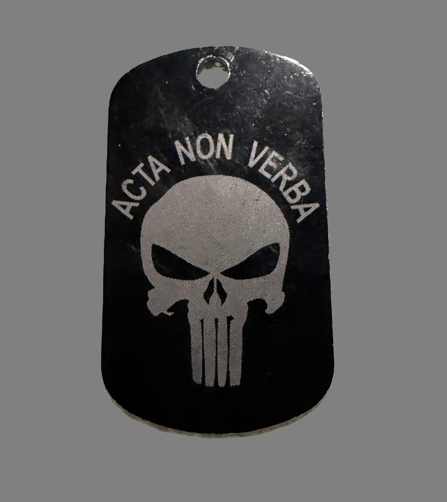 Dog Tag - Acta Non Verba