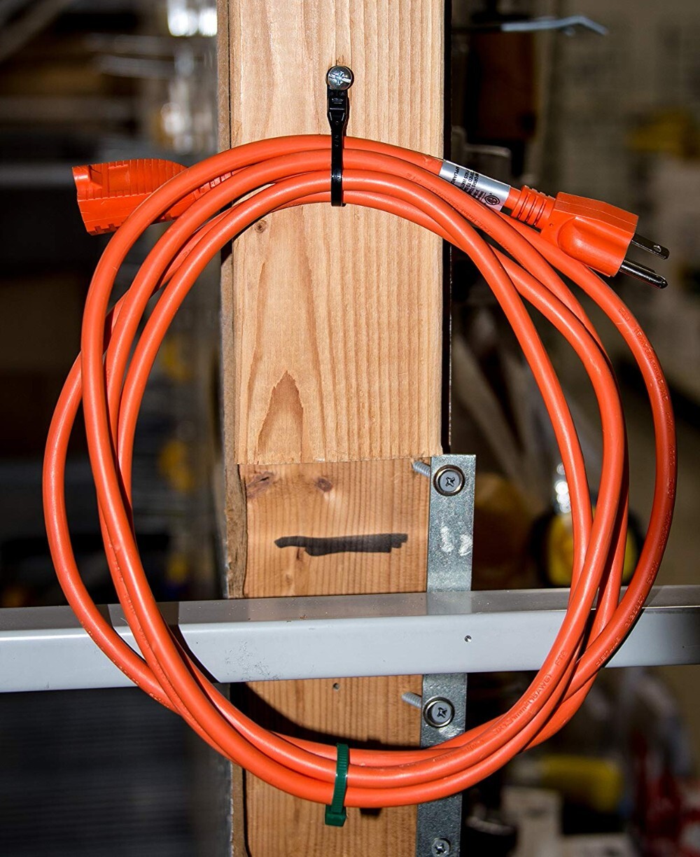 6" 8" 12" INCH BLACK ZIP TIES W/ MOUNTING SCREW NAIL HOLE NYLON CABLE BULK LOT