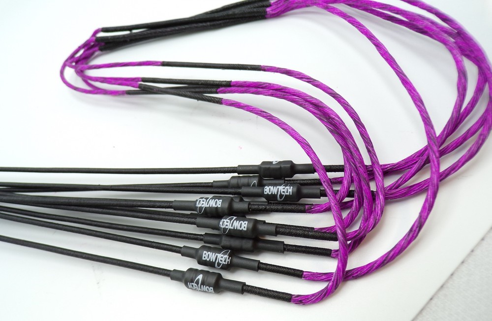 Bowtech Carbon Rose (Speckled Flo. Purple) OEM String & Cable (Full Set)