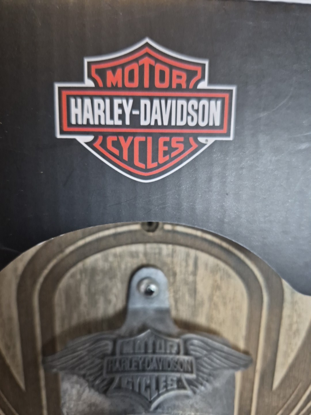 Harley Davidson - Bottle Opener with Magnetic Cap Catcher - Brand New in Box