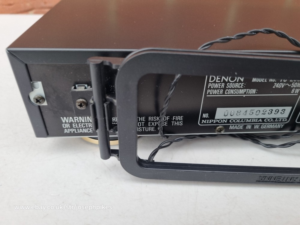 Denon TU-260L AM/FM Stereo Tuner Precision Audio Component – Tested Working
