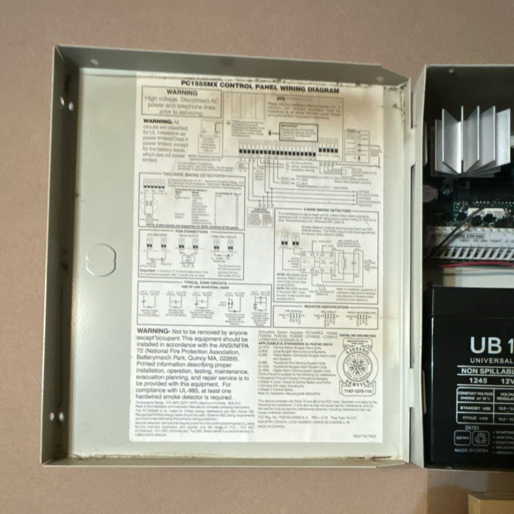 Ranger American PC1555 PC1555MX Alarm Control Panel & Keypad