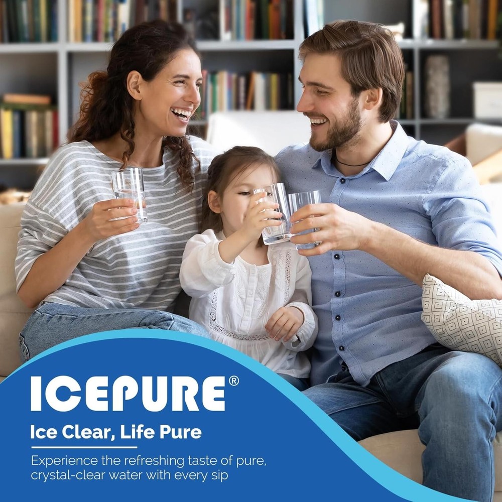 ICEPURE RWF5800A Refrigerator Water Filter Replacement for Frigidaire- 2 Pack