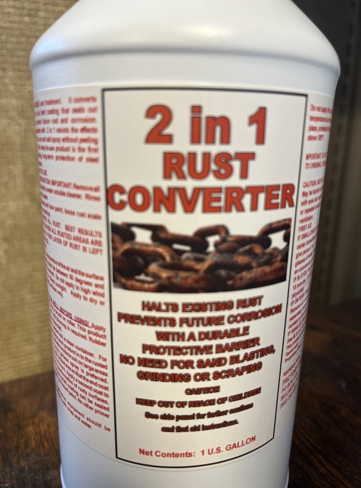 2 in 1 RUST CONVERTER QUART SIZE BOTTLE