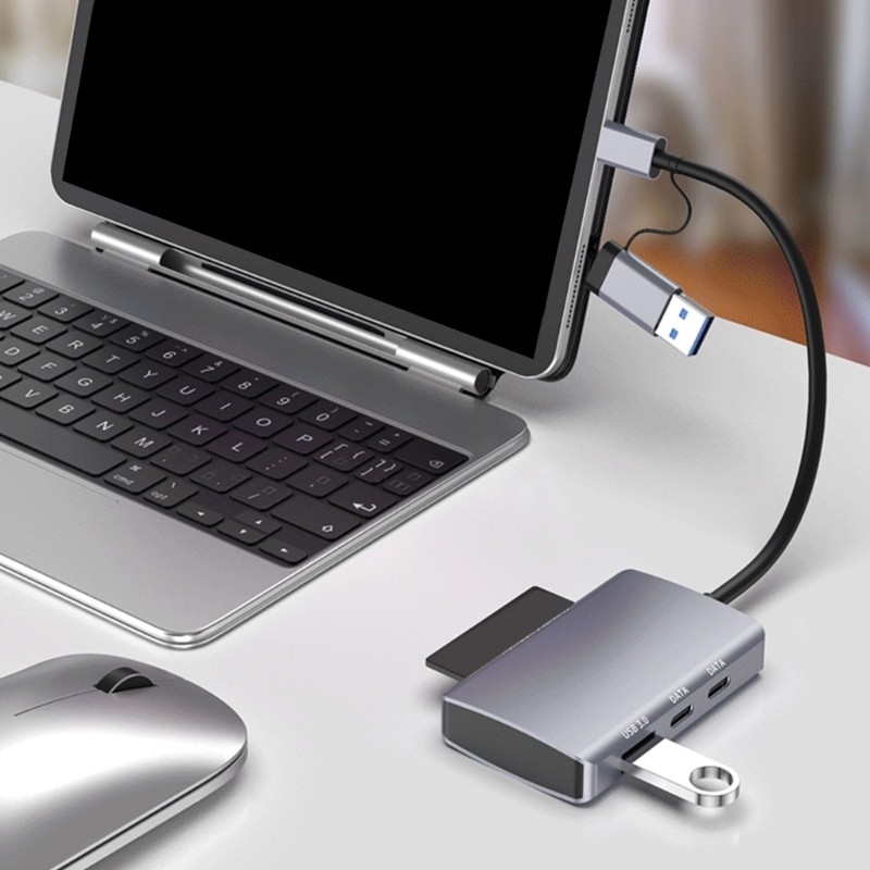 USB3.0 Type C Adapter TF Card Reader Fast Speed Data Transfer Durability