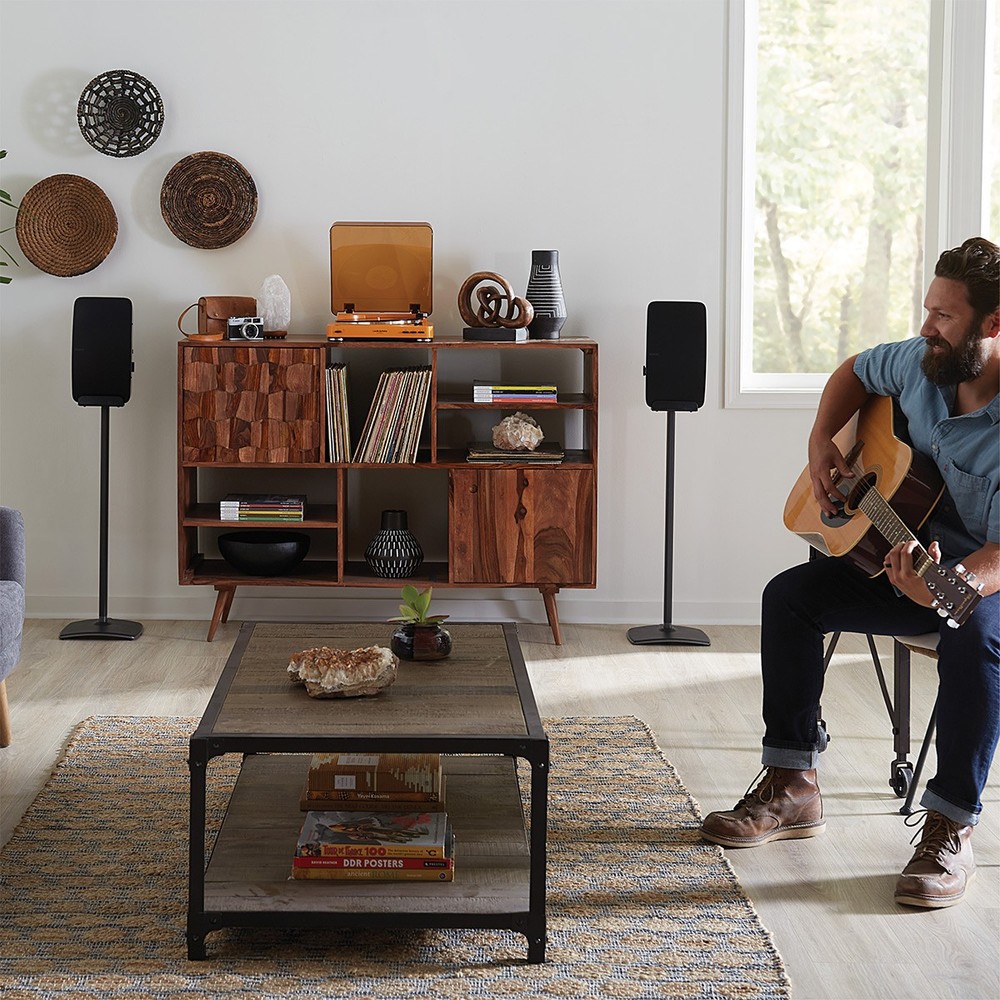 Sanus Fixed-Height Wireless Speaker Stands - Each