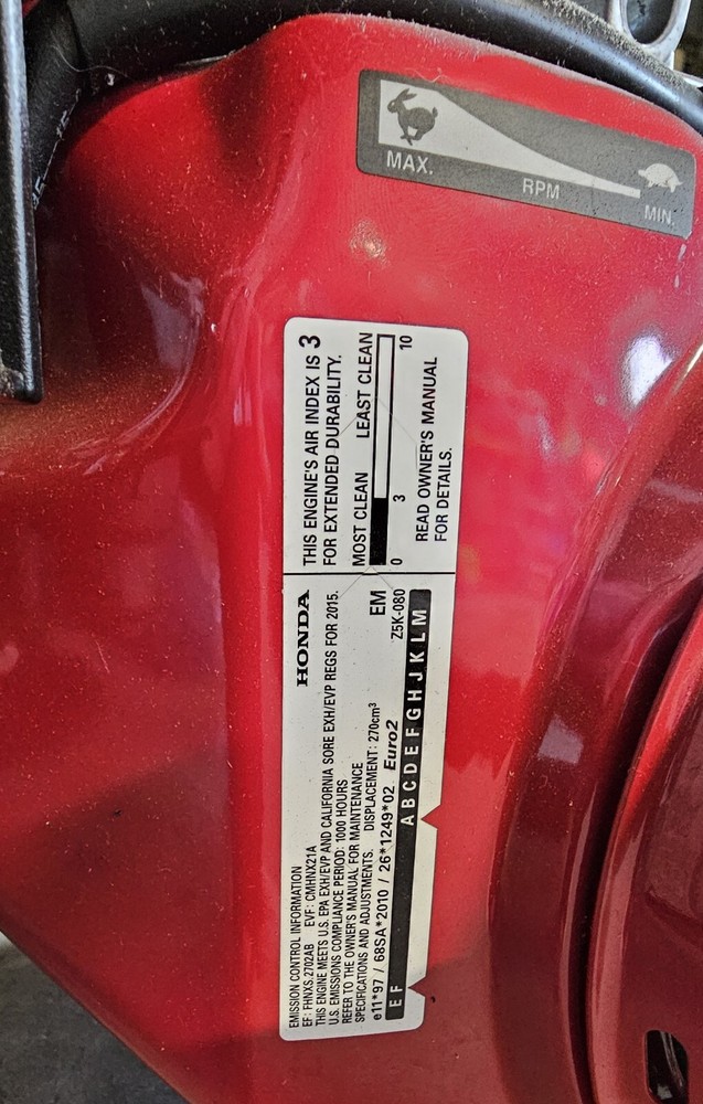 Honda GX270 Generator Engine 2.25 Taper Shaft