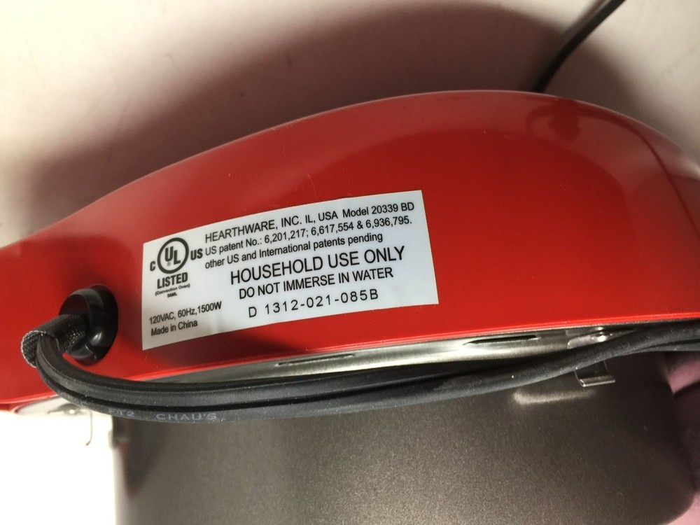 Nuwave Pro infrared Oven (Red) Model #20339