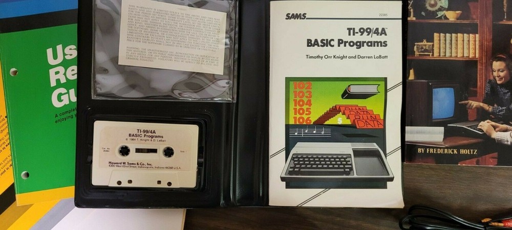 Texas Instruments TI-99/4A with Accessories
