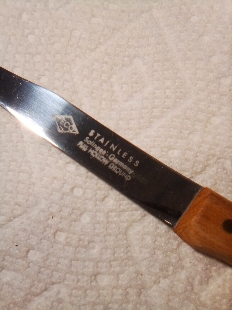 TECO Stainless Solingen Germany Knife