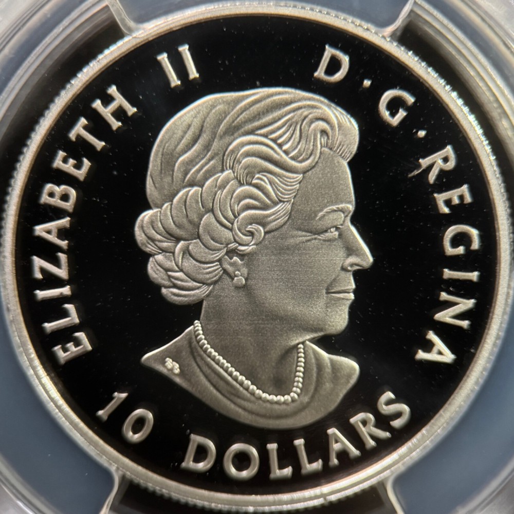 CANADA. 2016, 10 Dollars, Silver - PCGS PR70 - Top Pop 🥇 Reflections Arctic Fox