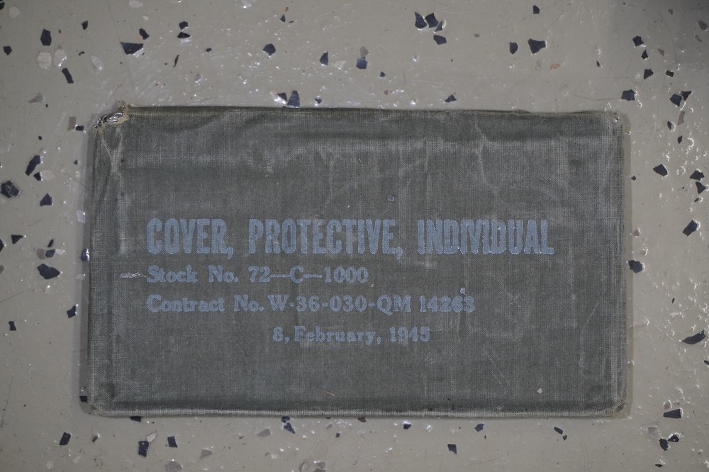 US Army WWII 1945 Cover, Protective Individual Chemical Warfare