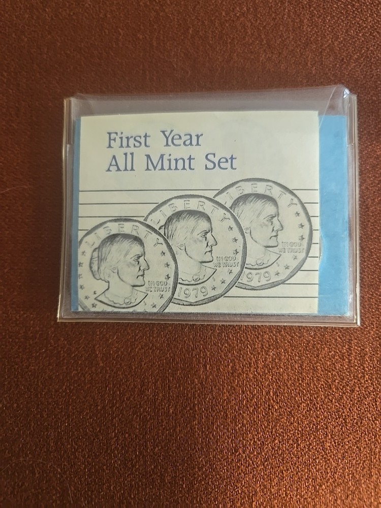Susan B Anthony Dollars First Year All Mint Set