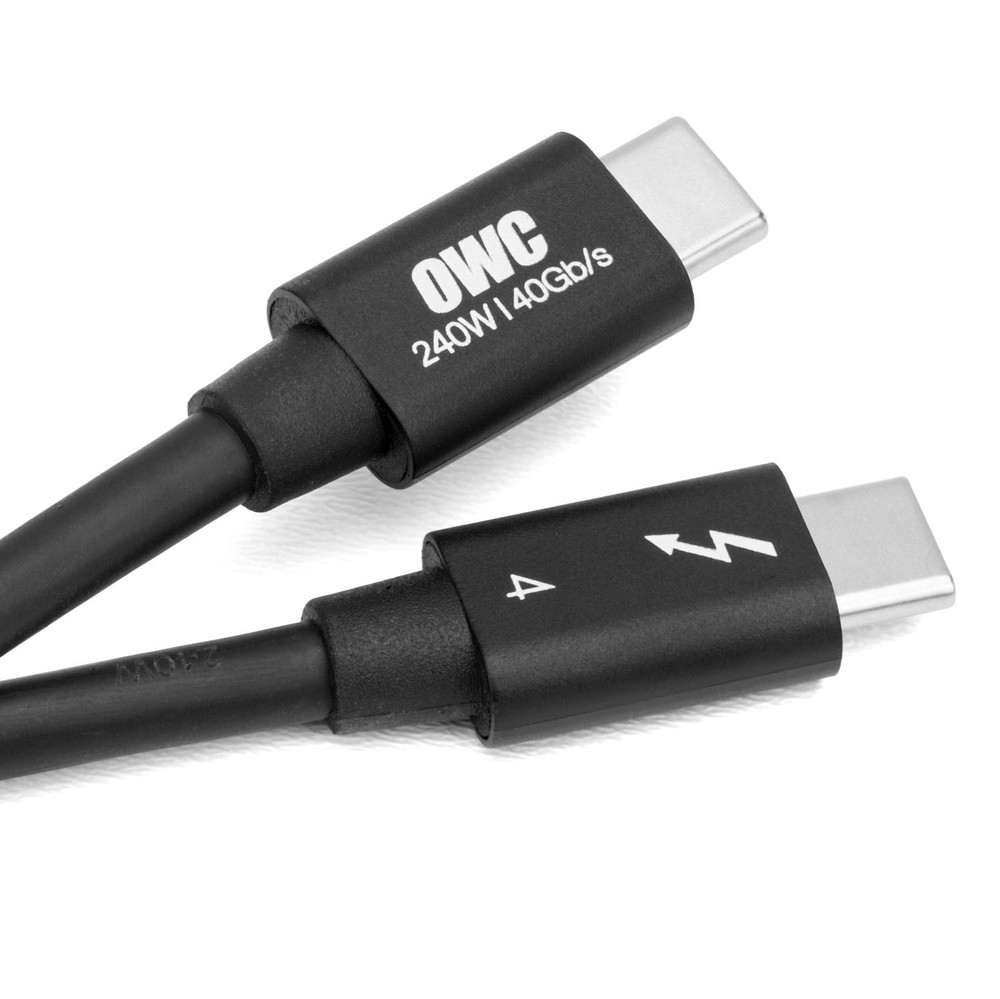 OWC 2,0M Thunderbolt 4 / USB-C Cable - Universal and Full 2.0M, Black