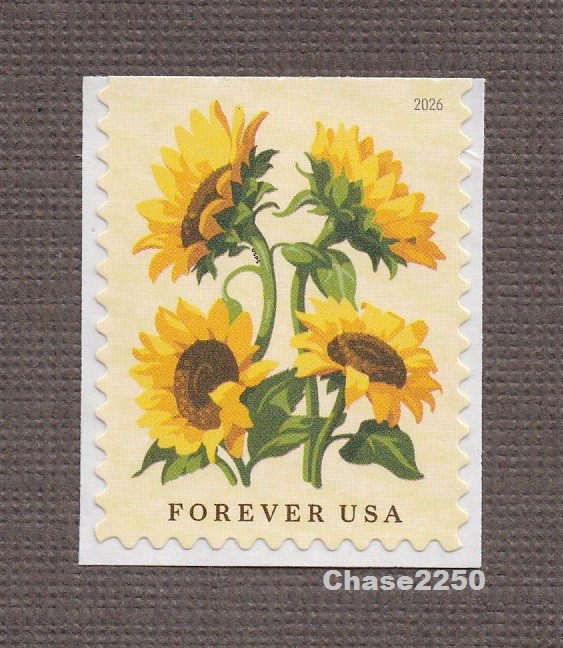 *NEW* 2026  Sunflowers (Booklet Single) 2026 Mint NH