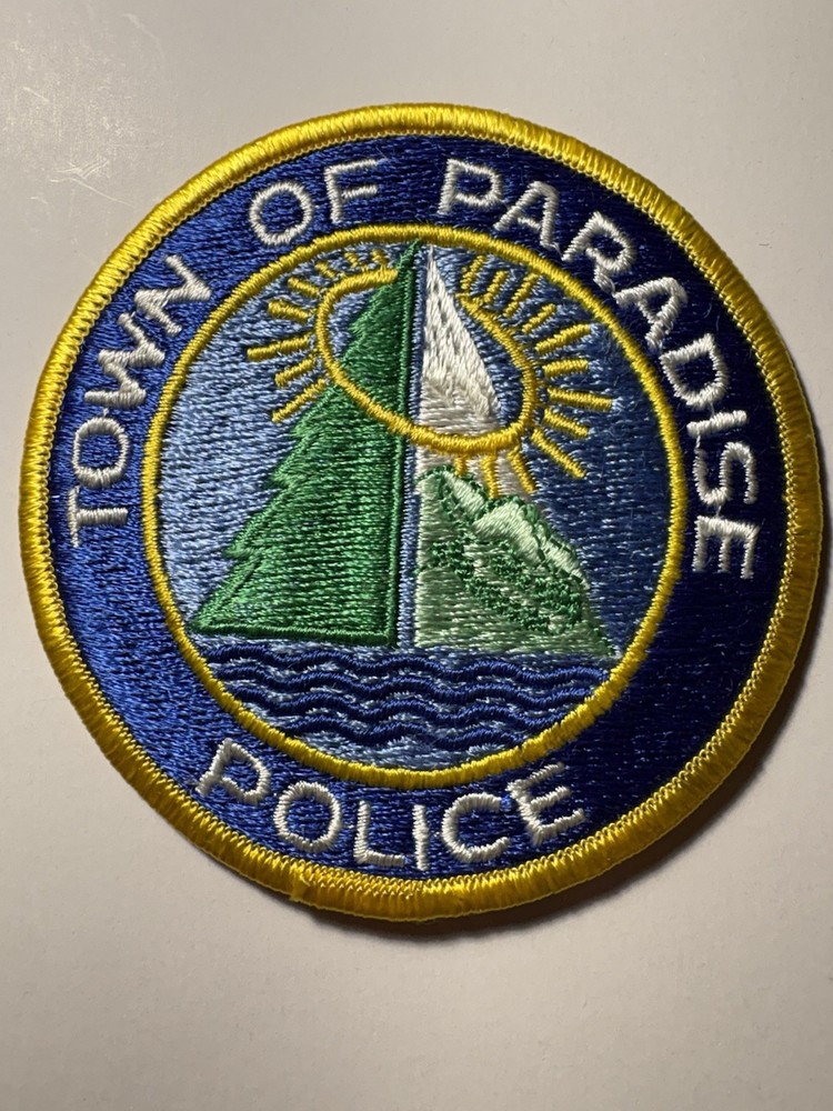 Paradise California Police Patch