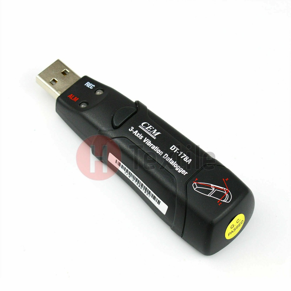CEM DT-178A 1PCS 3-Axis Shock Vibration Acceleration Data Logger 8M Memory FFT