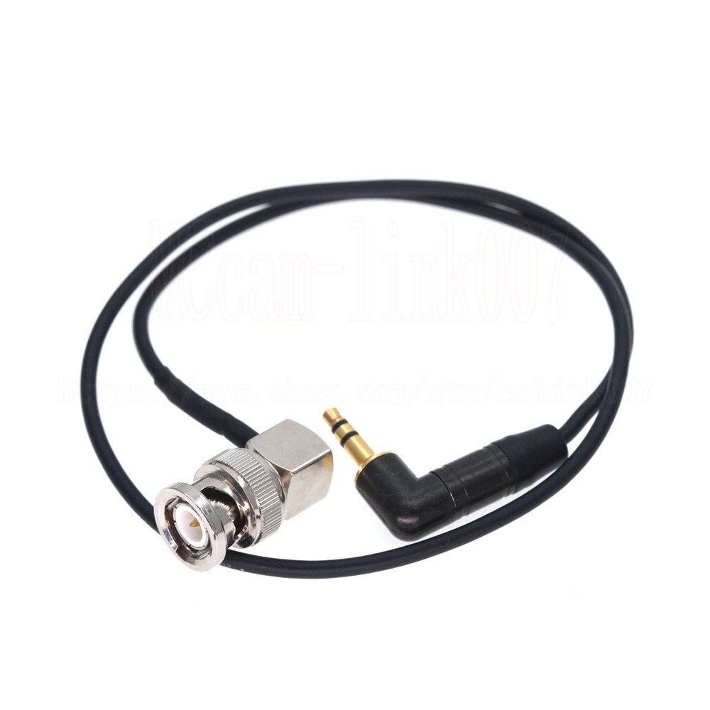ZOOM F6 Time code cable, ZOOM F6 Timecode input and output line 3.5 plug to BNC