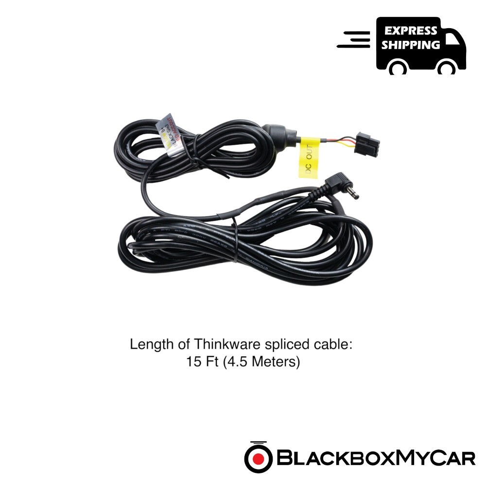 Spliced Hardwire Kit for Thinkware Dash Cams
