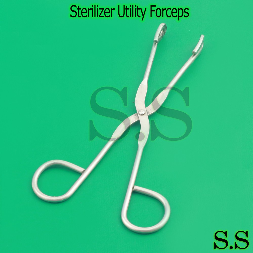 Sterilizer Utility Forceps 8" Surgical Dental Instruments Str