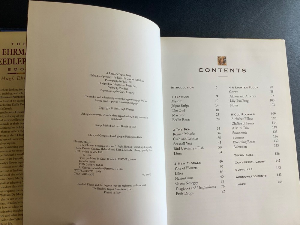 2 Ehrman Needlepoint Books