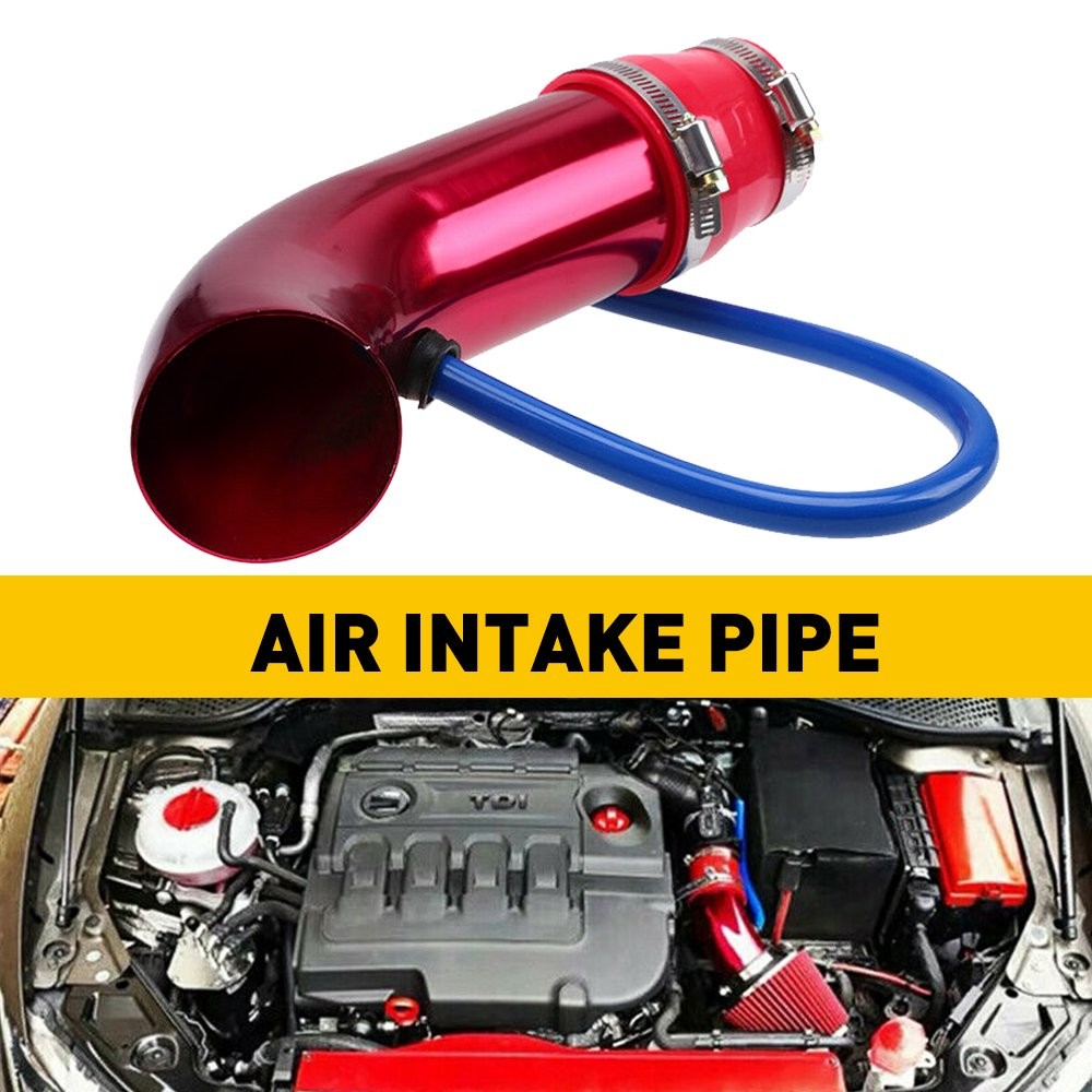 Cold Air Intake Filter Induction Kit Pipe Power Flow Hose System Car Auto US New
