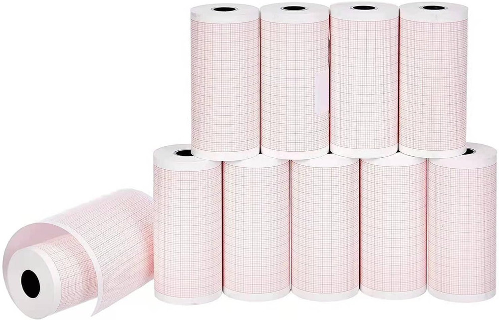 10 Rolls ECG Paper