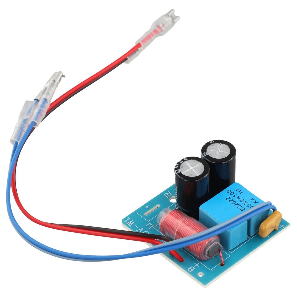 60W 2 Way Audio Speaker Frequency Divider Treble 2 Unit Crossover1225