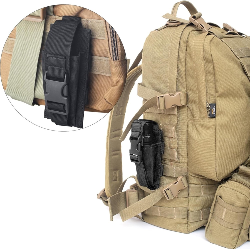 Multi-Purpose Flashlight Holder Pouch - Fits Various Accessories Securely