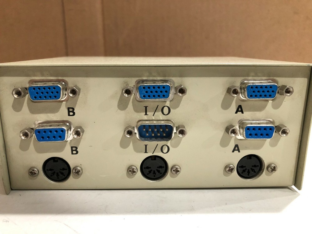 DATA TRANSFER A,B MANUAL SWITCH 6 PARALLEL PORTS FREE SHIPPING