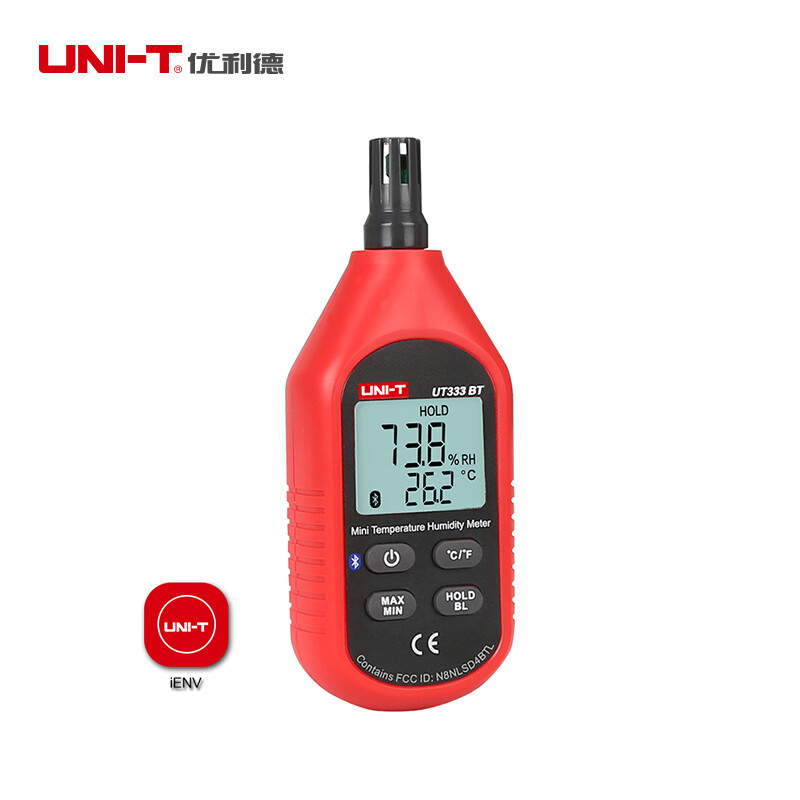 UNI-T UT333BT Bluetooth Thermometer Hygrometer Digital Mini Temperature meter LC