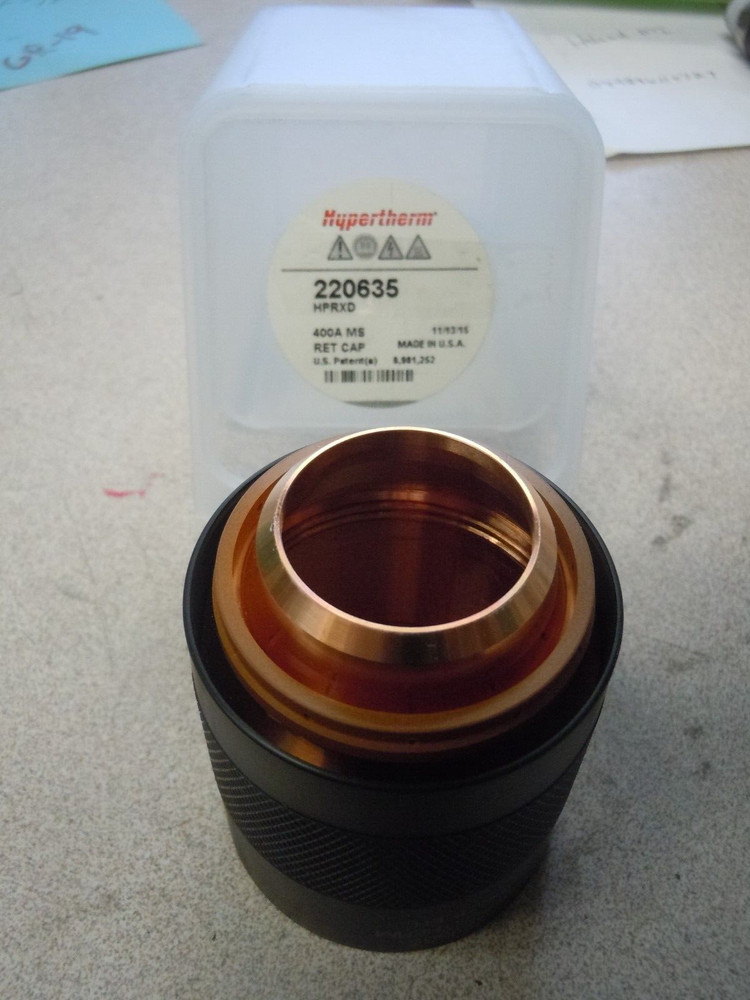 Hypertherm 220635 Clockwise Nozzle Retaining Cap; 400A, For Use With HPR400. USA