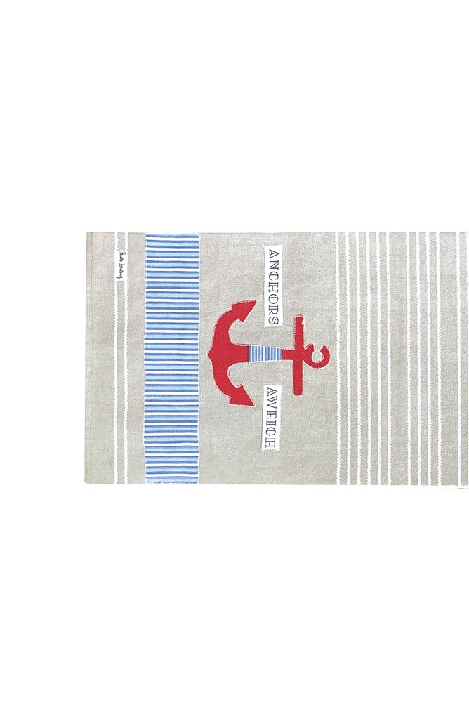 Anchor Stripe Dining Table Runner