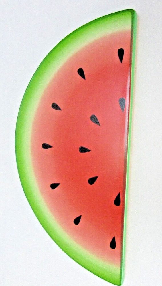 Martha Stewart Watermelon Ceramic Trivet Cork Base