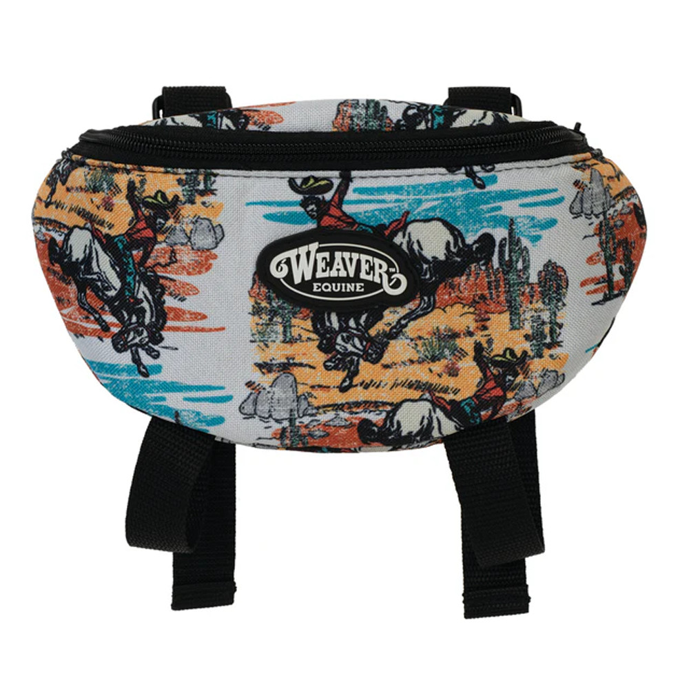 93563-642 Weaver Leather Saddle Pouch - Bucking Bronc NEW