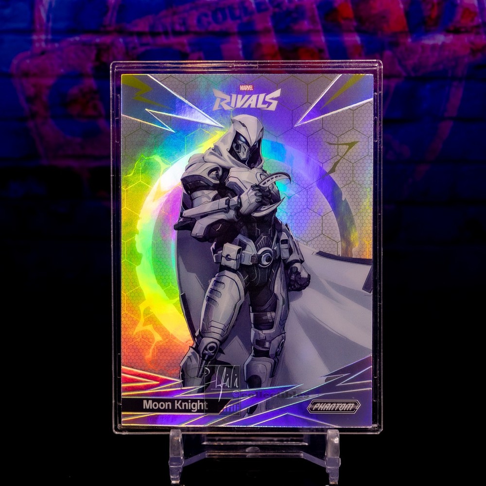 Moon Knight Marvel Rivals 3-Card Bundle Base/Silver/Refractor Kakawow Phantom