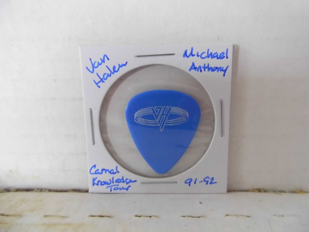 VAN HALEN "MICHAEL ANTHONY" 91~92 GUITAR PICK~READ DESCRIPTION #22~19