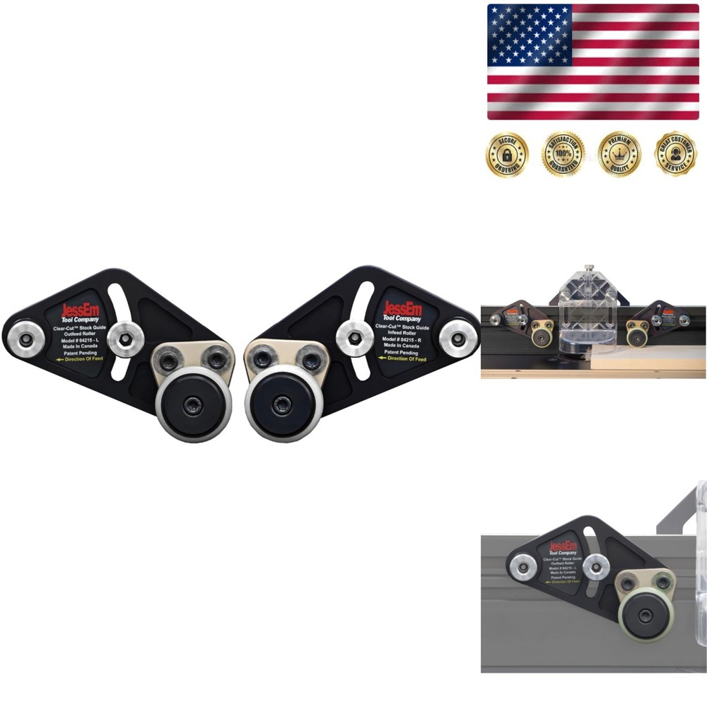 CNC-Machined Precision Stock Guides with Adjustable Height & Locking Feature
