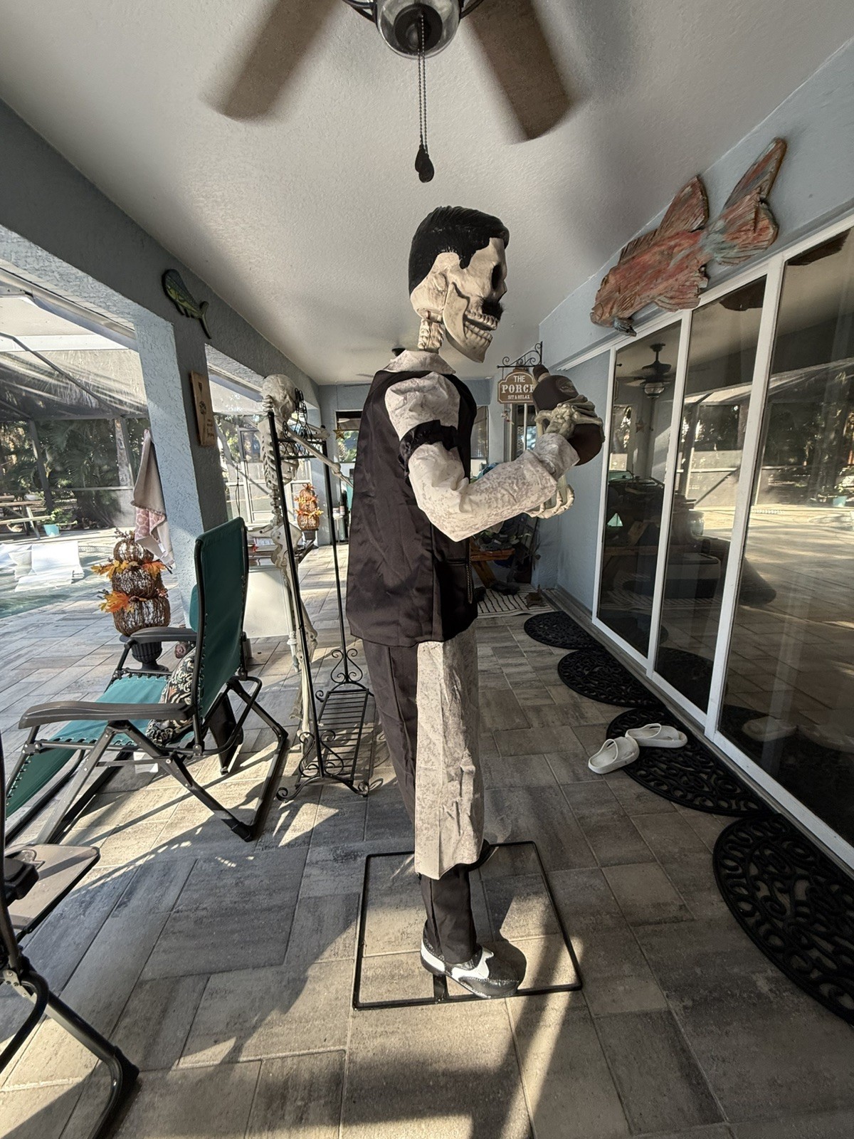 6 ft Animated Dean the Deathologist Halloween Animatronic NEW IN BOX