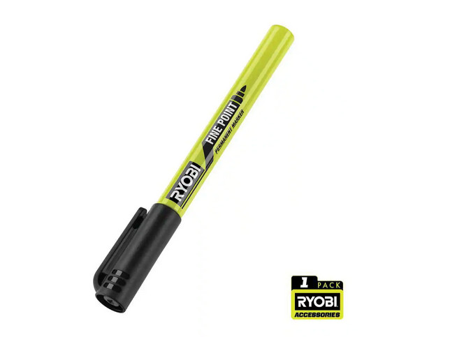 Black Fine Point Permanent Marker – Industrial Workshop Tool Marker
