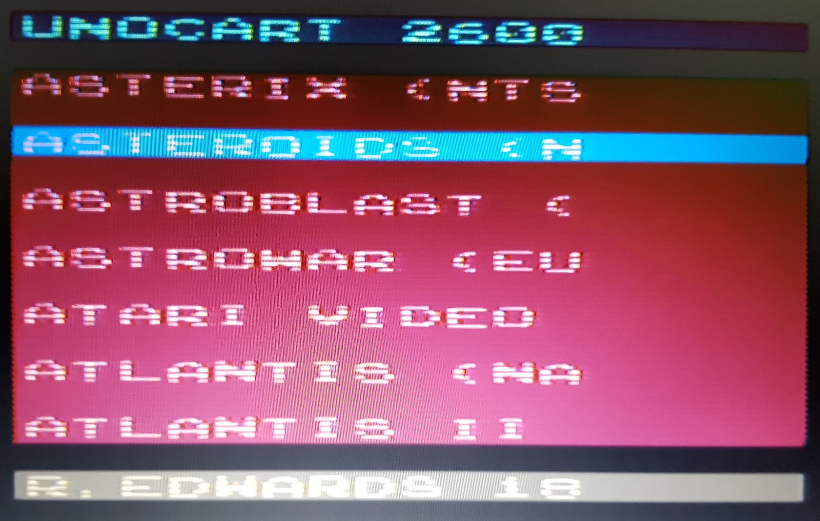 UNOCART-2600 SD card Multi Rom Cartridge for ATARI 2600 with CASE