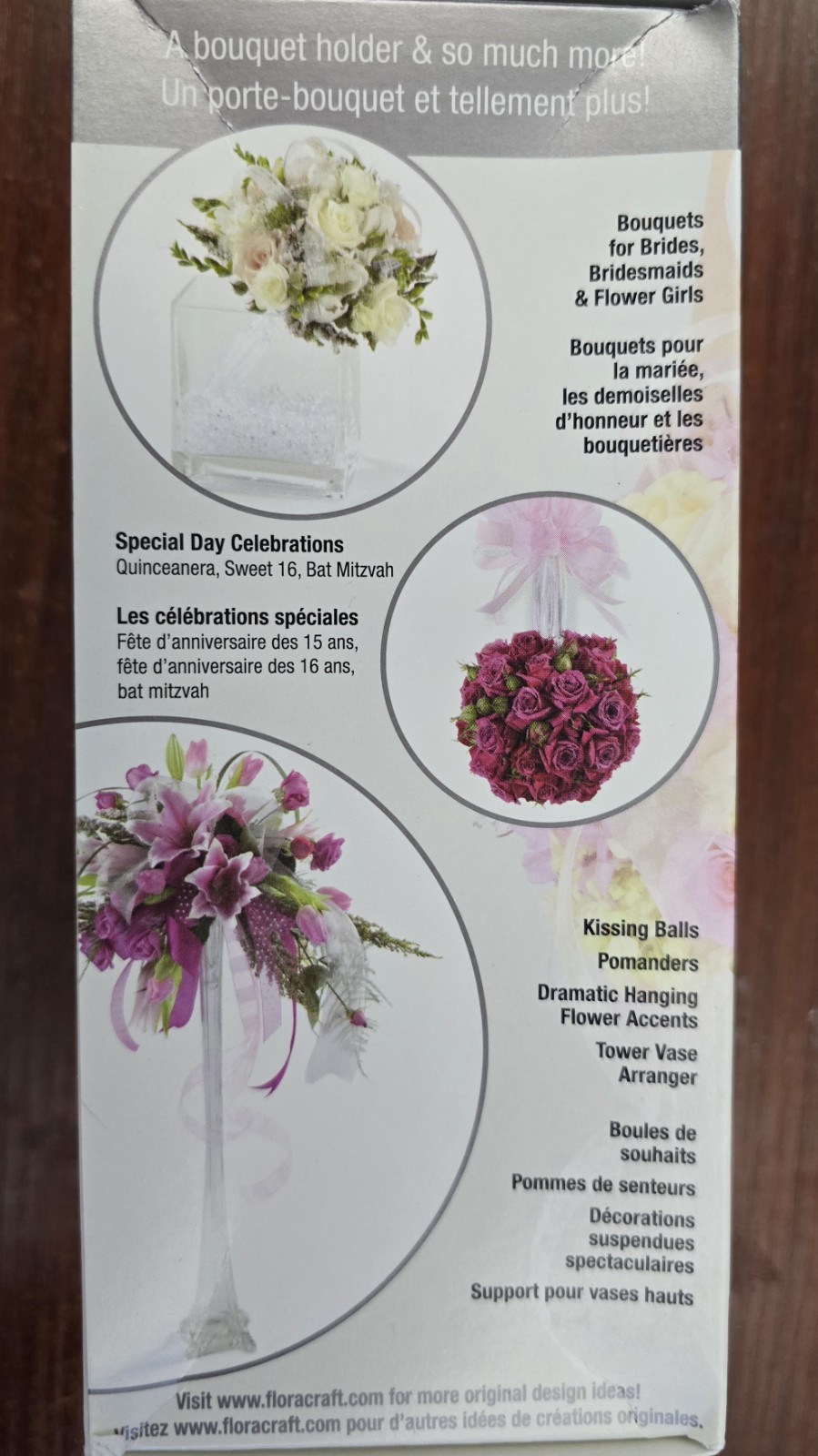 Gala Crystal Foam Bouquet Holder 🔥RARE🔥 Silk & Dried Flowers - Wedding, Bridal