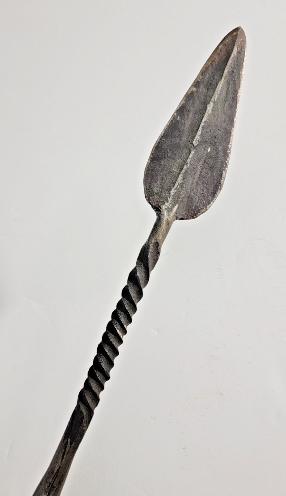 African Kenyan Maasai Hunting Spear Vintage Handmade - 41"