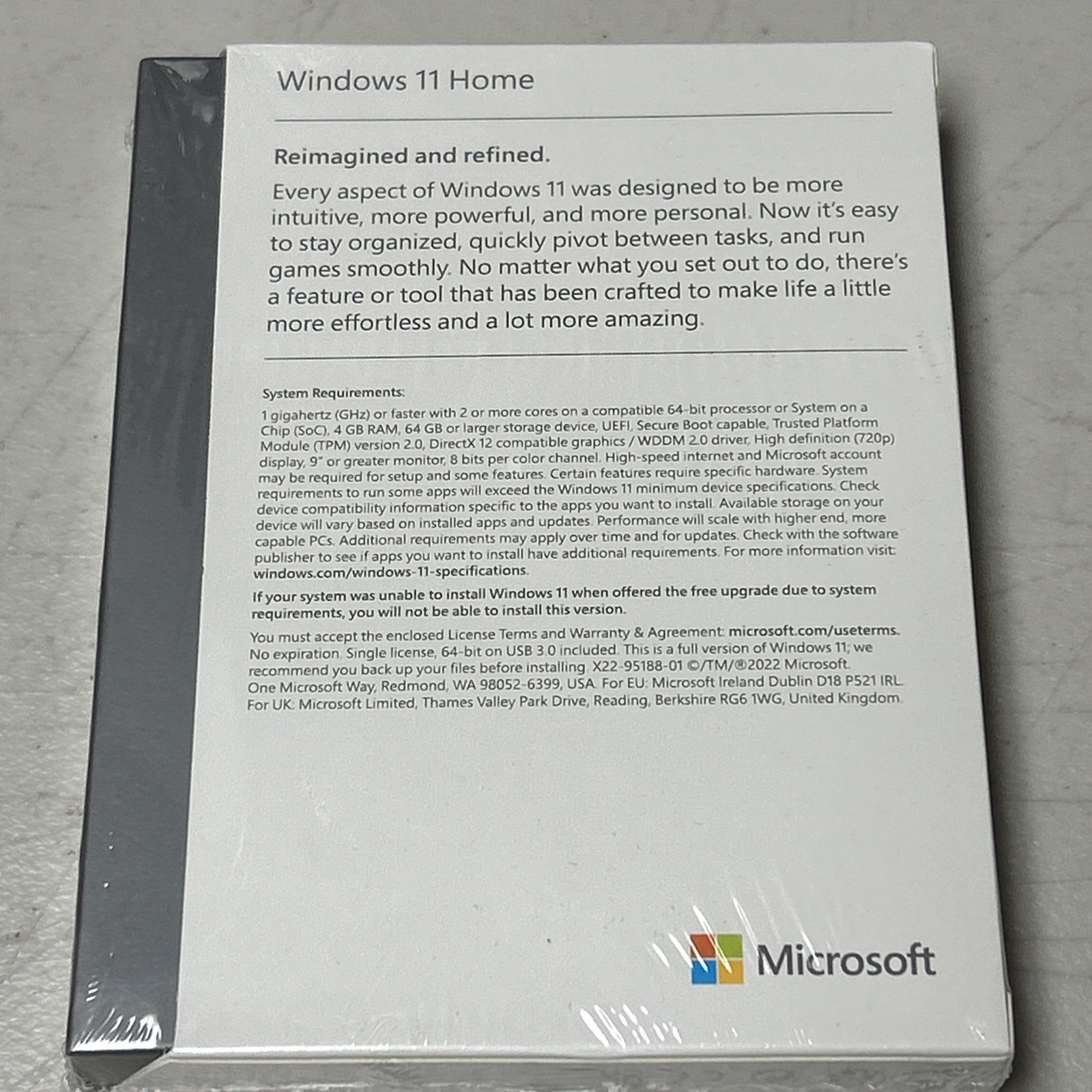 Microsoft HAJ-00108 Windows 11 64-bit Operating System New