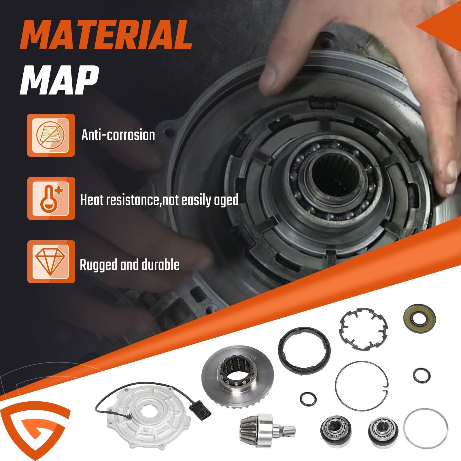 Front Differential Kit For Polaris RZR XP 1000 2014-23 / RZR XP 4 1000 14-23 USA