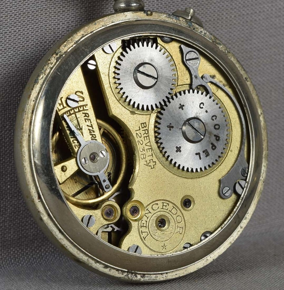 19c Swiss POCKET WATCH VENCEDOR brand