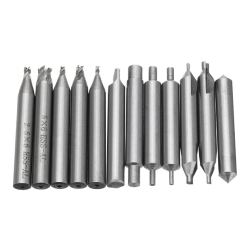 Drill Bits Cutter Set for 368A Locksmith Vertical Key Tool Machine Spare Parts