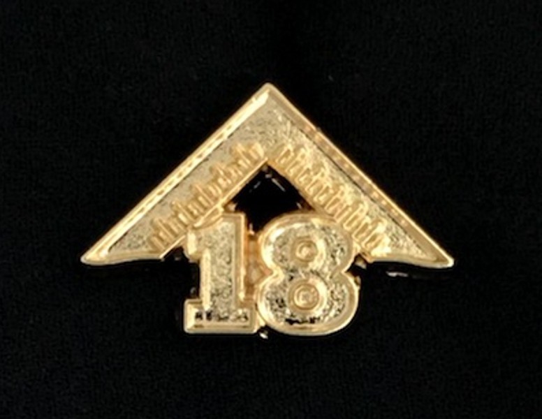 Masonic Master's 2018 Lapel Pin
