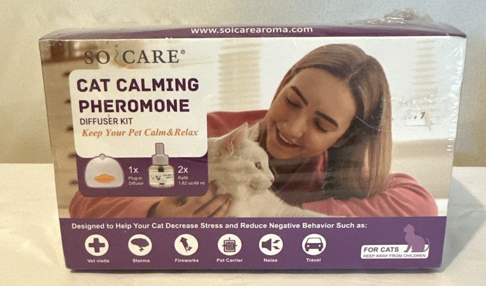 Cat Pheromones Calming Diffuser ,Refill  2 Pack Pheromone Diffusers (new) Stress