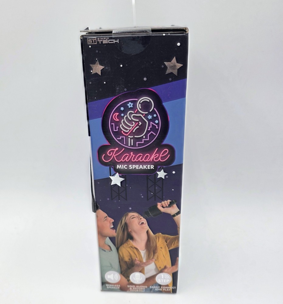 Simply Tech Karaoke Party Bluetooth Microphone Speaker